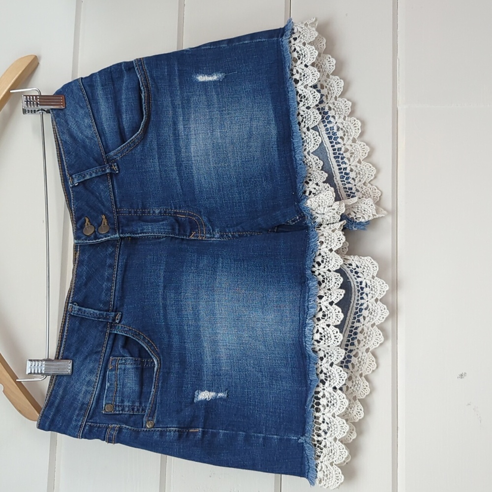 Denim shorts, size eur 42